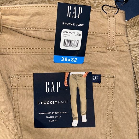 NWT GAP Men’s 5 Pocket Pant - Picture 2 of 7
